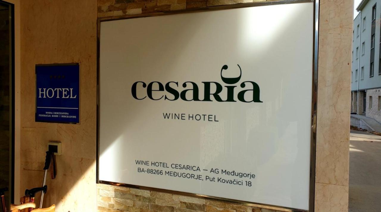 Wine Hotel Cesarica Medjugorje Exterior foto